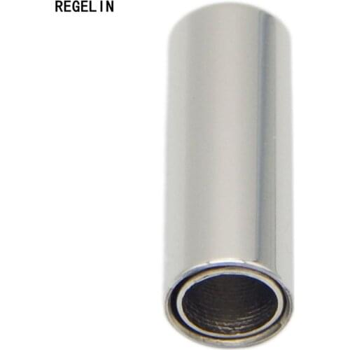 REGELIN 2pcs/lot Stainless Steel Silver Plated Tube Magnetic Clasp Hooks End Cap Hole 3/4/5/6mm Leather Cord Jewelry Accessories