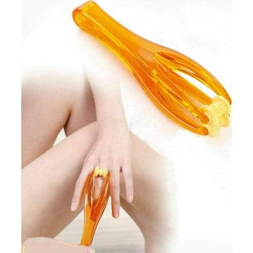 New Hand Finger Massager Relax Blood Hot Elastic Dual Roller Joint Massage Tools Face Lift Tools Mouth and ears Massage Tools