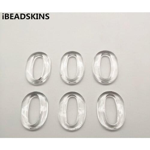 New arrival 35x25mm 260pcs clear Acrylic oval shape beads for stud earrings/earrings accessories/Earring parts/ jewelry DIY
