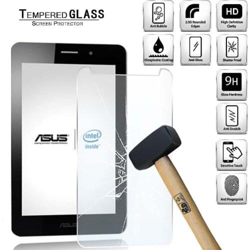 Tablet Tempered Glass Screen Protector Cover for Asus Fonepad 7 ME371MG Anti-Screen Breakage HD Tempered Film