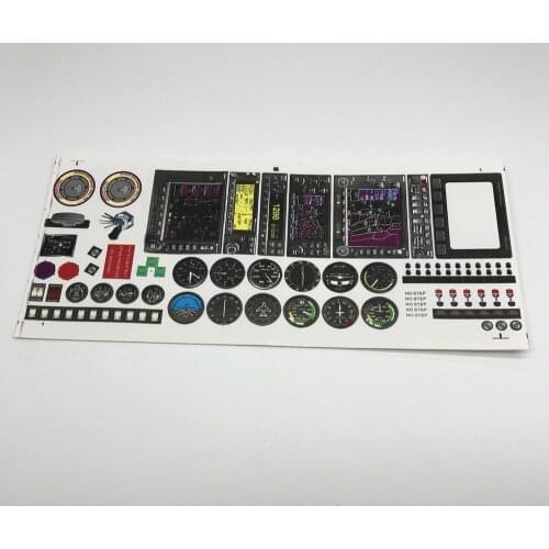 RC Plane Model Cabin Dashboard Sticker Surface Sticker RC model Boat Sticker Freeshipping