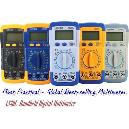 Selling half three bit digital multimeter A-830L manual with protection for export the original authentic