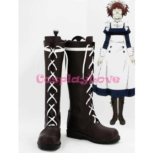 Custom Made Japanese Anime Black Butler Kuroshitsuji Maylene Cosplay Shoes Boots For Christmas Halloween CosplayLove