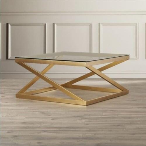 Modern Metal Gold Medium Coffee table coffe table