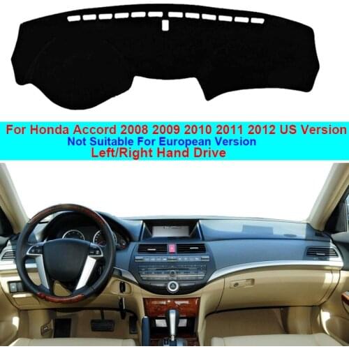 Car Inner Dashboard Cover Dash Mat Carpet Cape Cushion For Honda Accord 2008 2009 2010 2011 2012 Sedan LHD RHD Car Styling