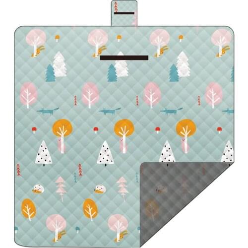 Outdoor Camping 200x200cm Picnic Mat Hiking Climbing Travel Moisture Proof Waterproof Blanket Portable Folding Beach Nap Pad