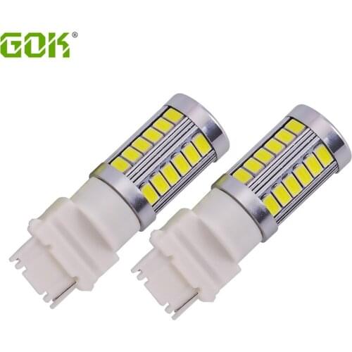 10pcs Car led bulb 3156 3157 led T25 3156 33SMD 5730 White light Brake Light Backup Reverse Light Parking Turn Signal headlight