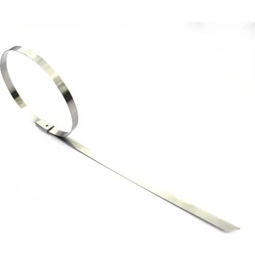 100 Pcs/lot Stainless Steel Locking Cable Ties