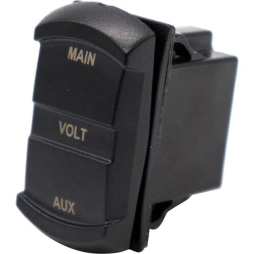 Car DC 10V-60V Dual Voltmeter Gauge Voltage Panel Meter Red LED Display