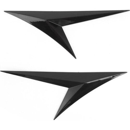 Side Air Vent Fender Cover Universal Triangular Trim Decor Car Refitting Fit for Honda Civic Black Car Refitting