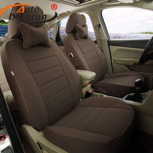 AutoDecorun Dedicated Seats Covers Car for Kia VQ Accessories Seat Cover Sets for Cars Cushion Seat Supports Cover Cars Styling
