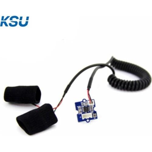 Grove GSR Skin Current Sensor, Measuring Skin Resistance Electrical Conductivity Fingertip Grove -GSR Module FZ3294