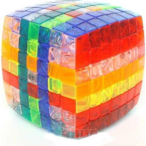 Children Transparent Magic Cubes Adult Stress Relief Educational Toys Classic Magic Cube Profession Toys Juguetes Toy BC50MF