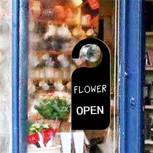 6pcs Chalkboards blackboard Wooden Memo Tags door messange signs decoration