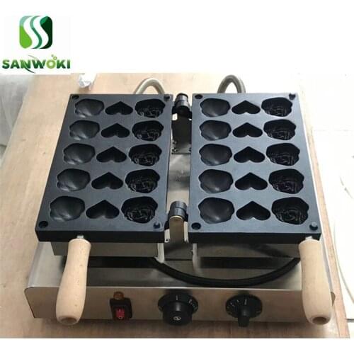 Electric heart shaped waffle machine rose waffle making machine mini flower shaped muffins machine bake waffle grill 110v 220v