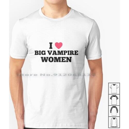 I Heart Big Vampire Women T Shirt 100% Cotton Village 8 Re8 Re Village Chris Redfield Tall Lady Ethan Winters Jill Valentine