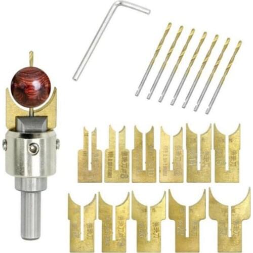 Wooden Bead Making Tools Carbide Driller Bit Milling Cutter Woodworking Tool Kit for DIY Jewelry Crafts Home Decor #SW