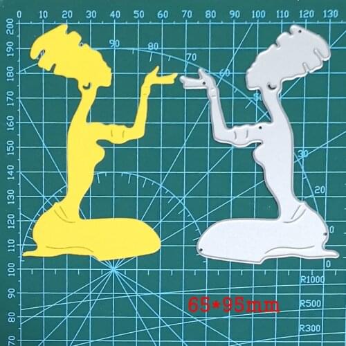 Metal Cutting Dies Women Pray 2021 new Craft Die Mold Stencils for Embossing DIY Scrapbooking Paper Gifts Cards Making Die