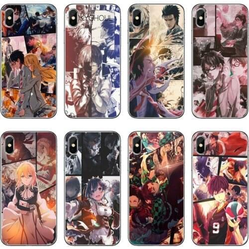 Soft Case For Huawei P30 P20 Pro P10 P9 P8 Lite Y5 Y6 Y7 Y9 P Smart Plus 2018 2019 cartoon japan anime lockscreen Phone Case