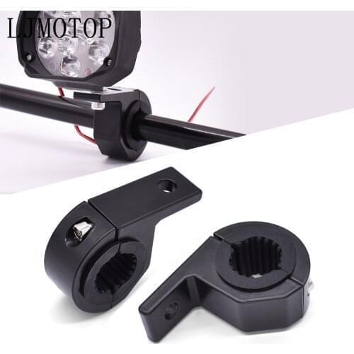 New For Suzuki rm 250 rmx 250 rmz 250 450 drz 400 sm RMX250 Motorcycle LED Headlight Clamps Brackets Tube Clamp Mount Kit