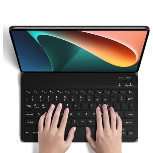 Slim Magnetic Silicon Case for Xiaomi Mi Pad 5Pro 11 with Keyboard Mouse Pad Set Xiaomi Mi Pad 5 2021 11Funda Capa Stand Cover