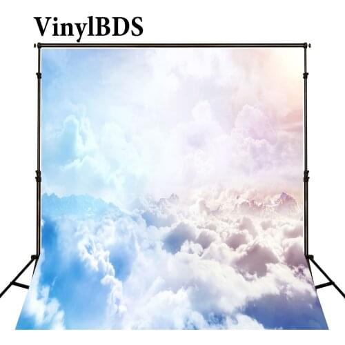 VinylBDS Newborn Backdrop Colored Clouds Photography Background Newborn Beautiful Angel For A Photo Shoot