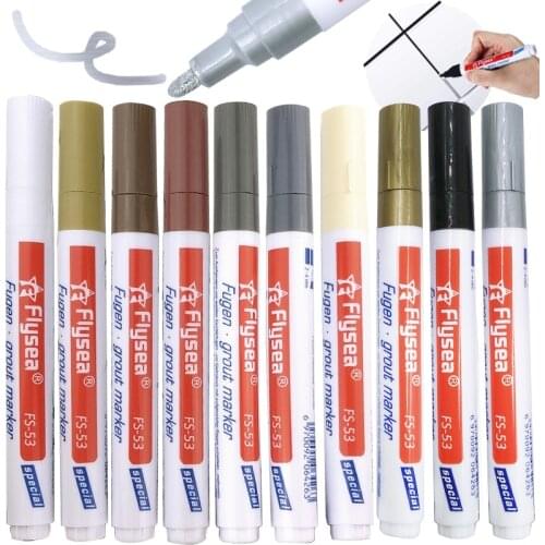 Waterproof Tile Gap Repair Graffiti Pen Grout Pen Tile Mouldproof Filling Agents Wall Porcelain Bathroom Paint Cleaner Wholesale