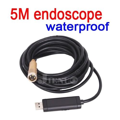 Free Shipping 10m Waterproof USB Endoscope 4 LED IP67 Weatherproof Borescope Inspection Mini Camera Mirror Without Retail video