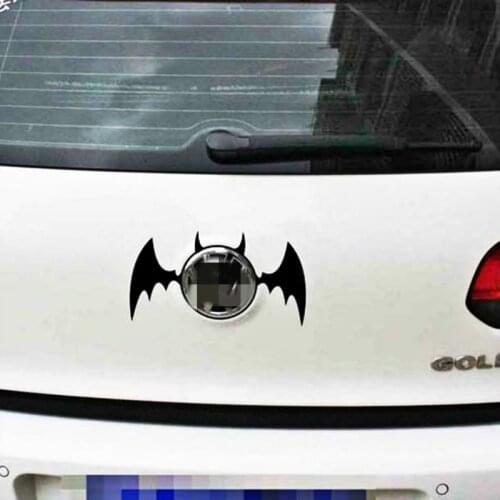 Aliauto Car Styling Funny Bat Car Stickers/Decal Logo accessories For Volkswagen Polo Golf 4 5 6 7 BMW Buick Benz Lada Opel Kia