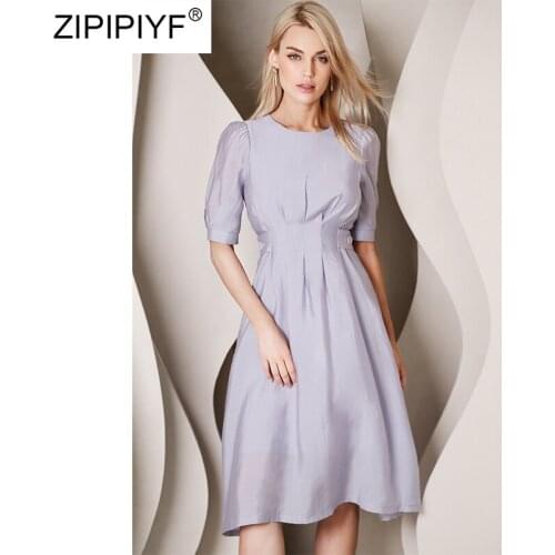 ZIPIPIYF Summer Cotton Dresses