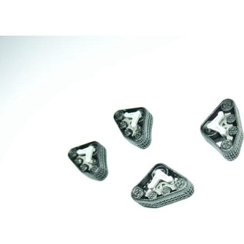 1/64 Static snow track wheel for wrangle off-road model car