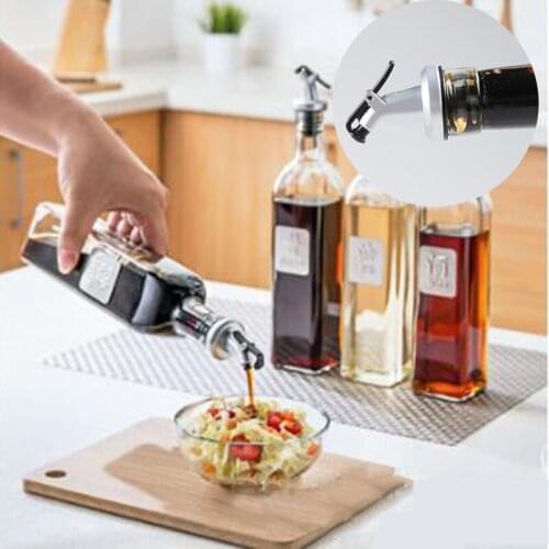 1pcs stainless steel flowing oil pour nozzle oil bottle kitchen gadget kitchen supplies 9