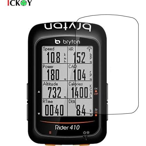 3pcs Clear LCD Screen Protector Cover Shield Film Skin for Cycling GPS Bryton Rider 410 Accessories