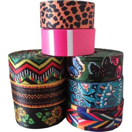 5Yards/Lot Width 1 Inch Webbing Straps Luggage Belt Dog Pet Collar Leash Rope Harness Backpack Bag Ribbons Sewing DIY Accessory