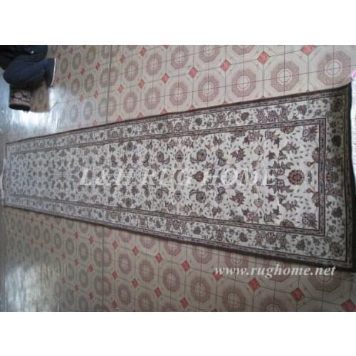 Free shipping 2.5'x12' 160 Line persian woolen carpet , hand knotted woolen persian runner Oriental Persian Rug