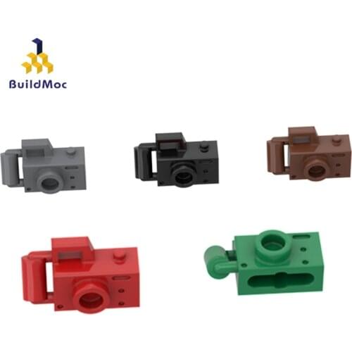 BuildMOC Compatible Assembles Particles 30089 Camera Building Blocks Parts DIY LOGO Educational Cre