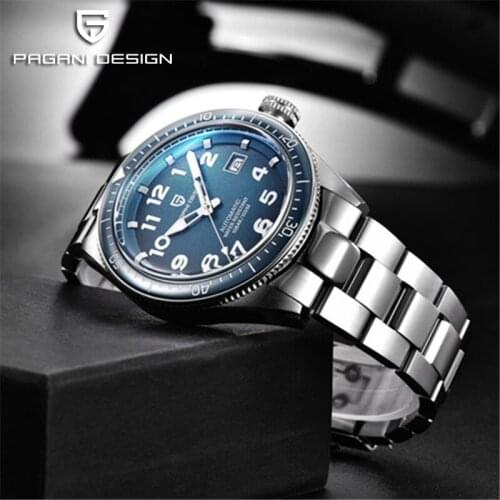 Mens Watches PAGANI DESIGN Top Brand Mechanical Sports Watch Me Date Business Wristwatch Men 100M Waterproof Clock relogio man