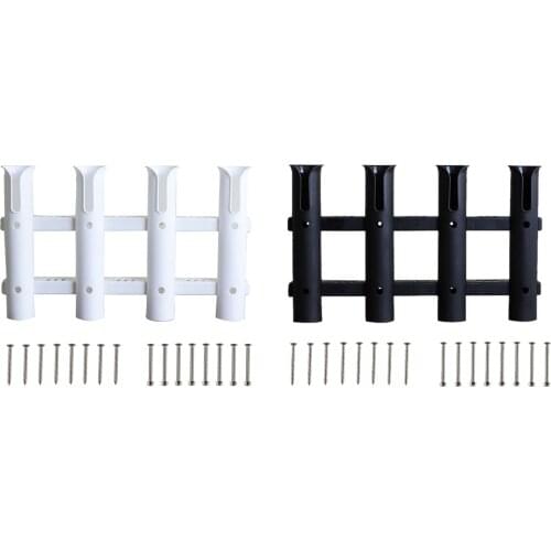 Fishing Rod Holder 4 Pole Portable for Boat Marine Storage with Screws