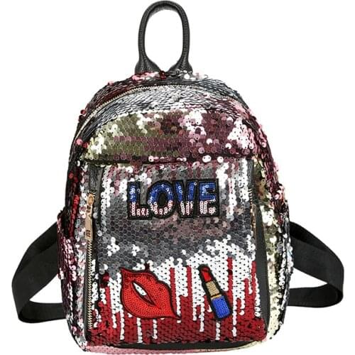 2021 New Mini Kids Sequins Backpack School Backpack For Teenager Girl Women Shoulder Bags Children Backpacks mochila S159