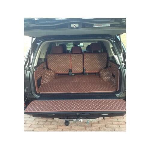 Car Travel ) Good quality! Special trunk mats for New Lexus LX 570 5seats waterproof boot carpets for LX570 -2013