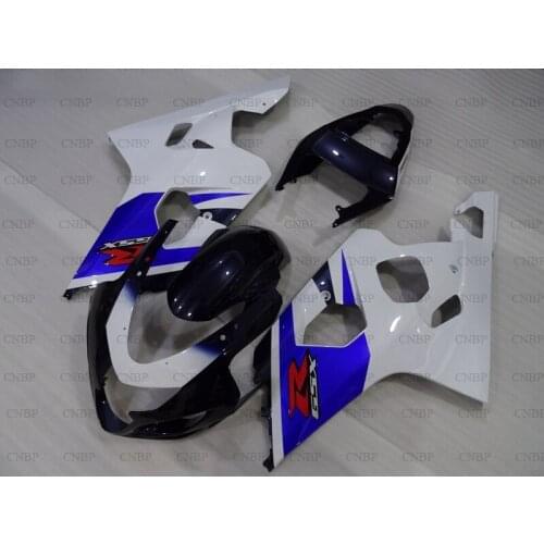 For Suzuki GSXR750 2004 - 2005 K4 Fairing Kits for Suzuki GSXR750 2004 Fairing GSX-R600 2004 White Blue Black Body Kits