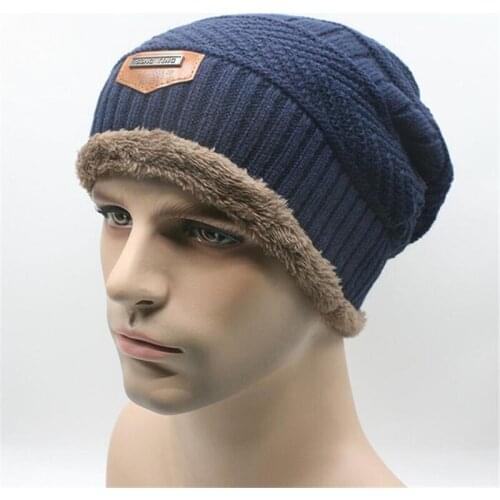 The Cold winter is approaching men female general thickened velvet knitted cotton hat leisure warm hat against the Ghost Corps