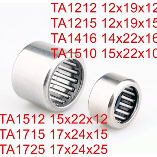 Needle Bearing TA1212 12x19x12 TA1215 12x19x15 TA1416 14x22x16 TA1510 15x22x10 TA1512 15x22x12 TA1715 17x24x15 TA1725 17x24x25MM
