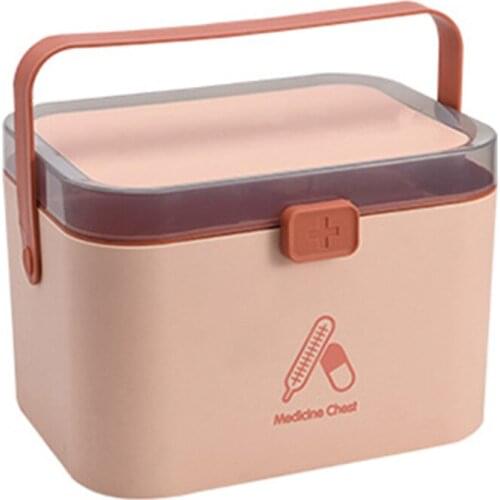 Home Care Medicine Box Portable Large First Aid Box Household Plastic Multi-Layer Medicine Storage Box B1