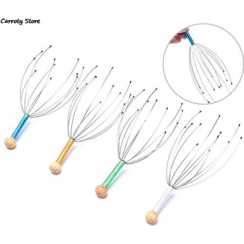 1Pc Stress Relax Massage Massager Hoofd Hals Scalp Equipment Effectieve Verlichten Vermoeidheid Hoge Kwaliteit