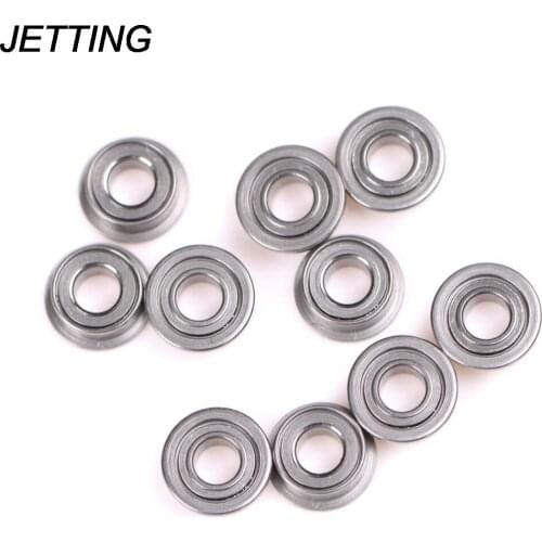 JETTING 10pcs/lot MF63zz Metal Double Shielded Miniature Deep Groove Flanged Ball Bearings 3x6x2.5mm For 3D Printer Wholesale