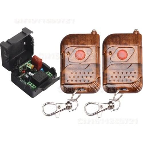 Mini Size Remote Control Switches Light Lamp LED Power Wireless Controller AC 220V 1CH 10A Relay Receiver Transmitter