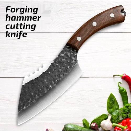 Multifunctional Kitchen Knife Damascus Laser Pattern Filleting Chef Knife Fish Vegetable Cutter Slicer Meat Cleaver