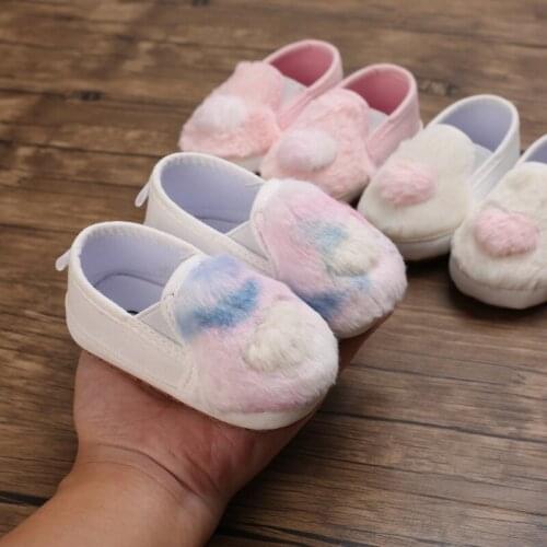NEW Lovely Warm Design Baby Girls Boys Toddler First Walkers Baby Shoes Soft Slippers Cute Shoes Winter Non-Slip Baby Warm Shoes