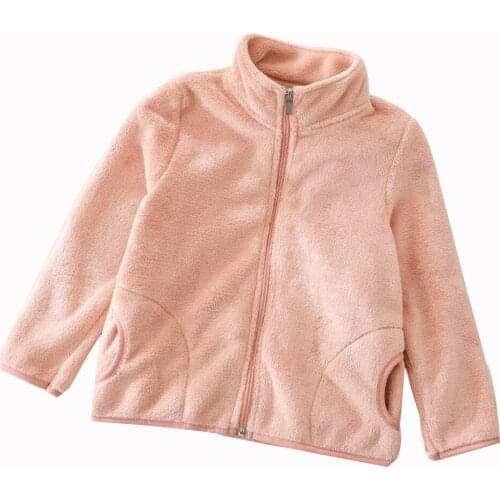Girls coat big Boy 2020 new boys coat with velvet and thickened autumn and winter clothes for girls